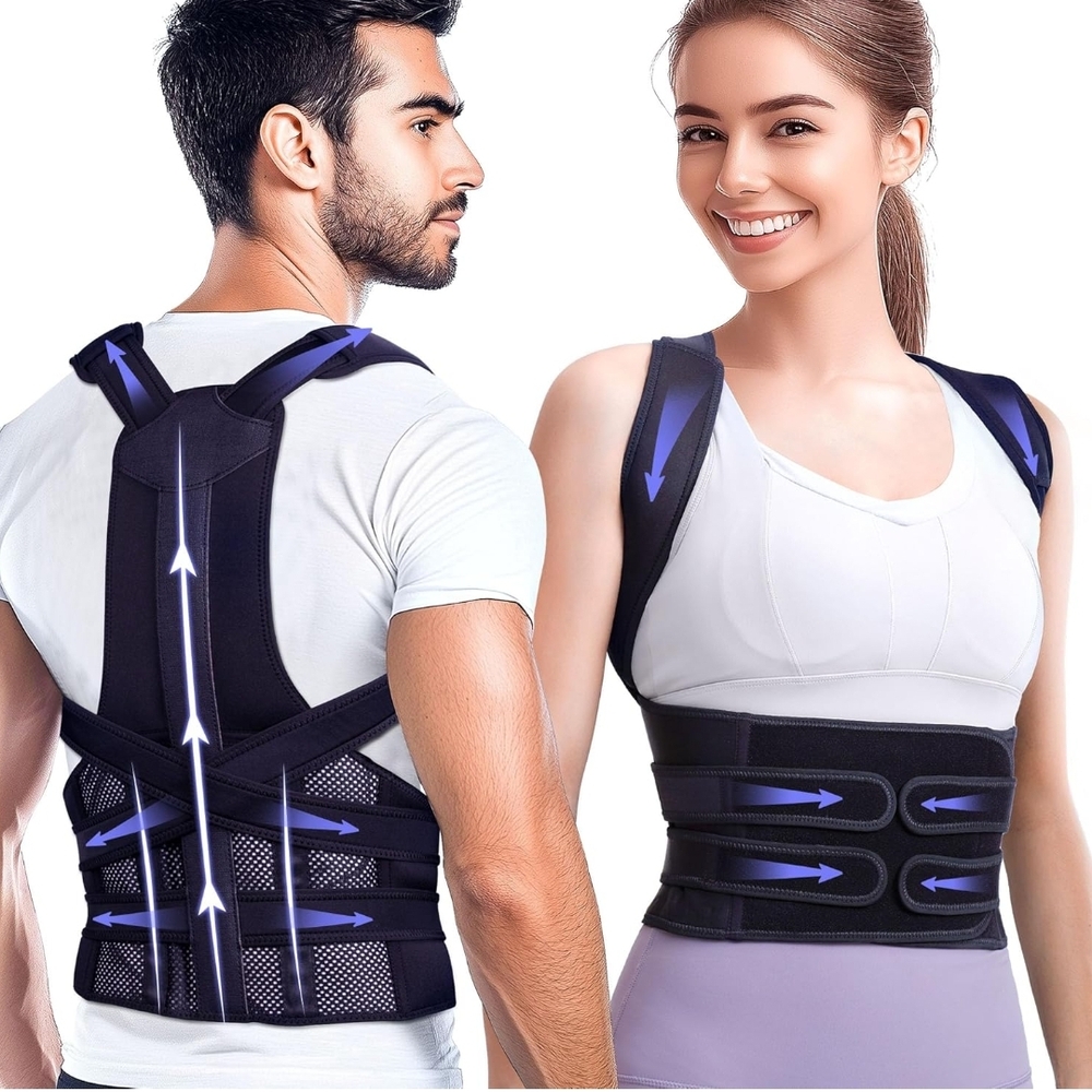 Black Posture Corrector Brace - image 1